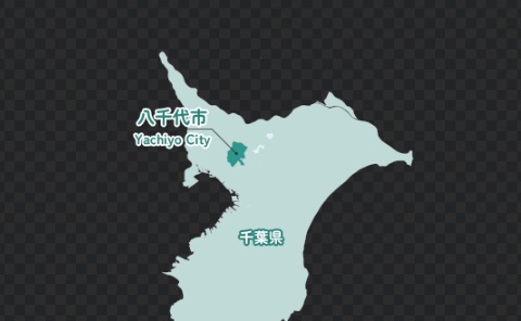 千葉県八千代市の地図