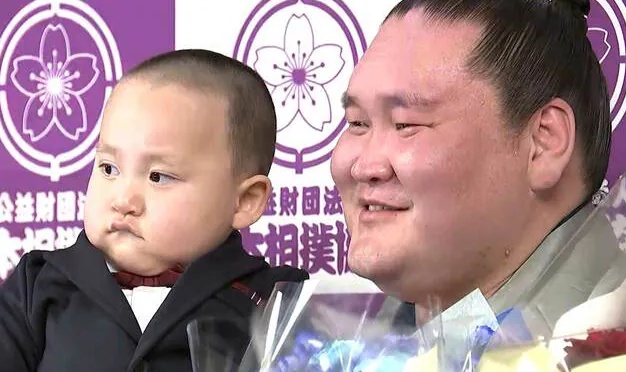 照ノ富士と息子
