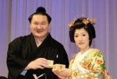 白鵬夫妻