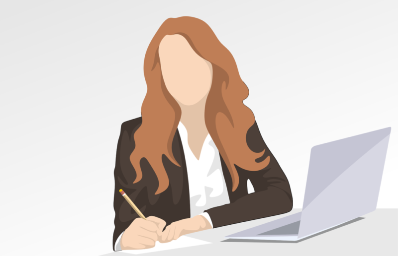 女性のイラスト